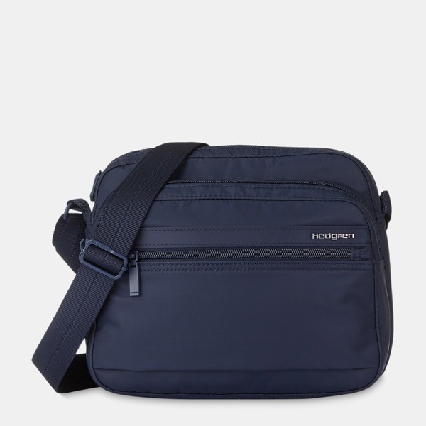 METRO | Crossbody cu compartimente multiple + RFID - Hedgren - Total Eclipse