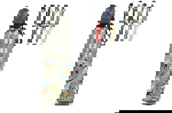 Sagaform Ture waterbottle 600 ml - Transparent / Brown