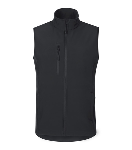Softshellová Vesta Pánská Malfini® Trail - Ebony Gray / M