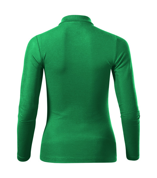 Polokošile Dámská Malfini® Pique Polo Ls - Středně Zelená / M