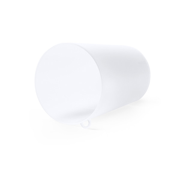 Personalised polypropylene cup 500 ml with handle ring