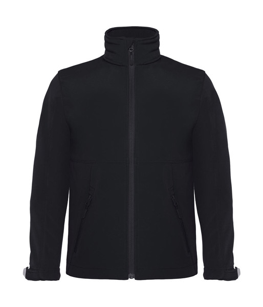 Hooded Softshell / Kids - Black / 5/6 (110/116)