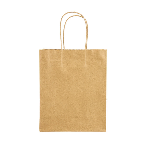 100% Recycled Paper 100 Gr/M2, Shopping Bag With Guesset