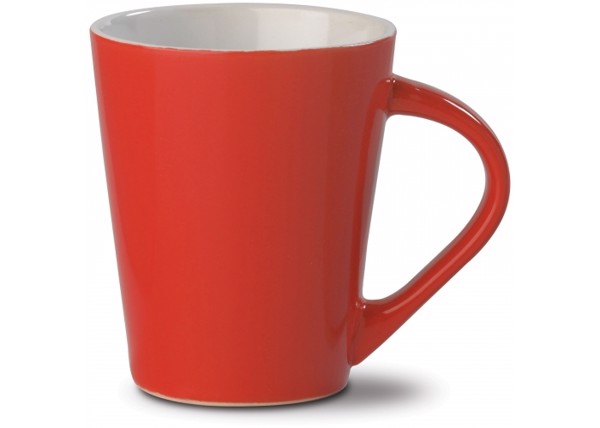 Bright red 'Nice' mug 270ml