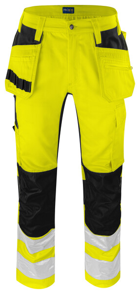 6570 Waistpant Stretch Yellow/black D112