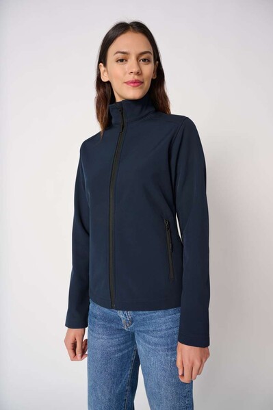 Ladies' Basic Softshell Jacket - Ideal Dark Grey / 3XL
