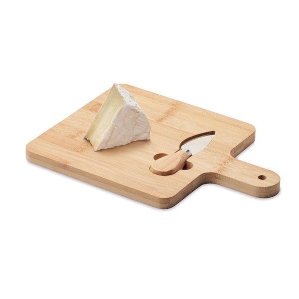 MB - Cheese board set in bamboo Darfield