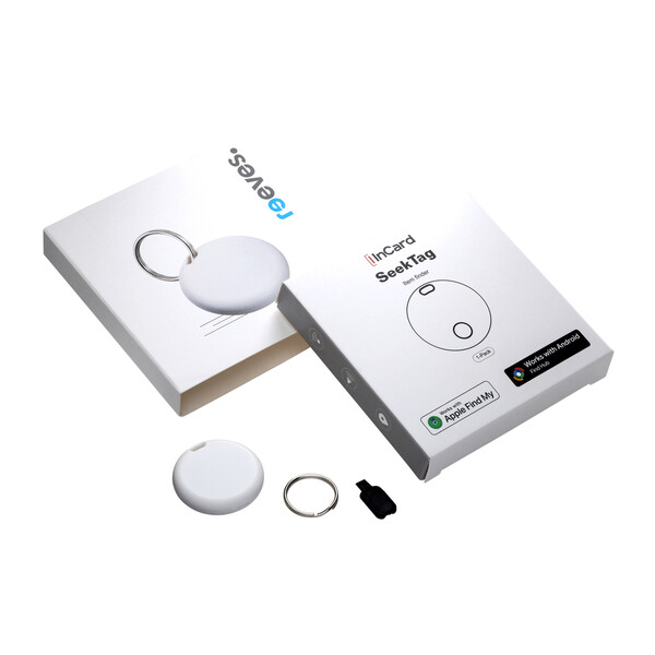 2-in-1 Locator Tag NEONELLA - blanc