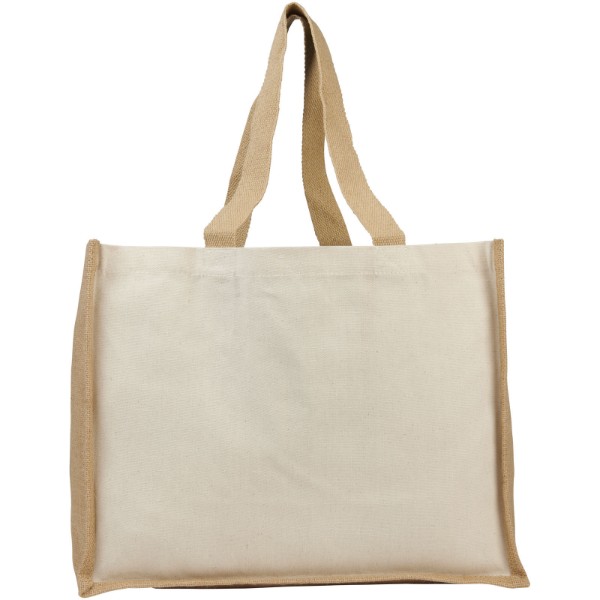 Sac Varai 320 g/m² en toile et jute 23L - Naturel / Naturel