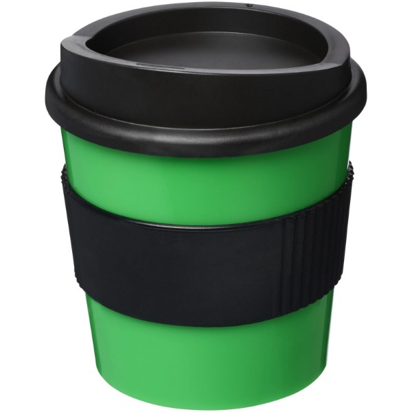 Gobelet Americano® primo 250ml avec bandeau antidérapant - Vert / Noir