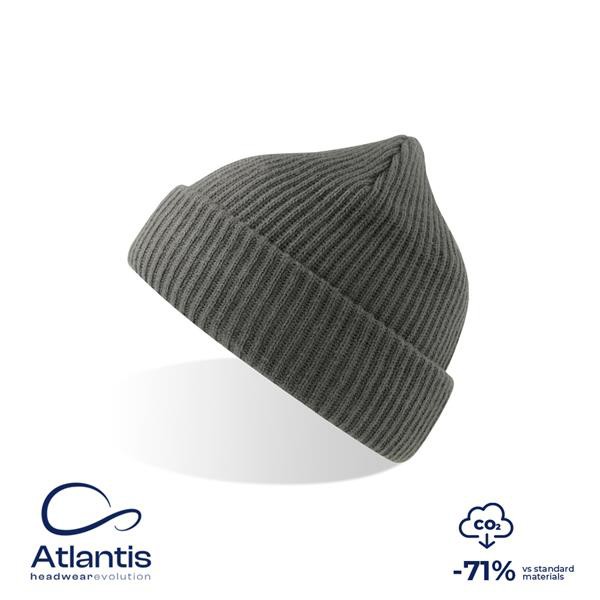 Bonnet Bill-S , 100 % Polyester Recyclé - Gris Foncé