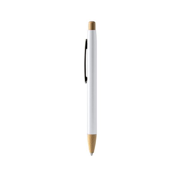 Ball Pen Verso - White / BLUE INK