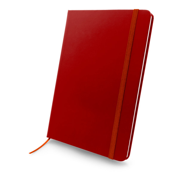 Notebook A5, recycled PU | Roderick - red
