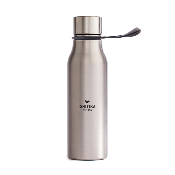 VINGA Lean water bottle steel - Black