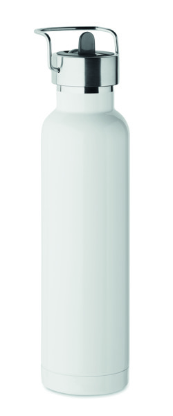 Steklenička Riflow iz recikliranega jekla, 660 ml - Bela