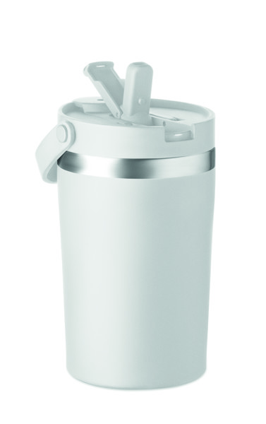 Double wall tumbler 350 ml Cozycup - White