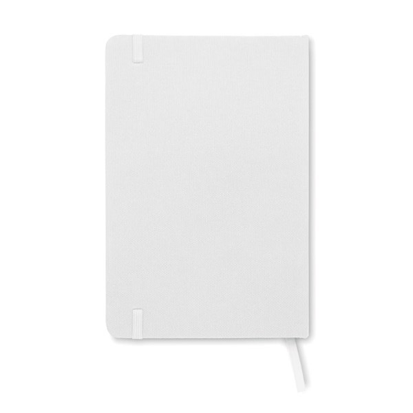 A5 RPET notebook 80 lined Note Rpet - White