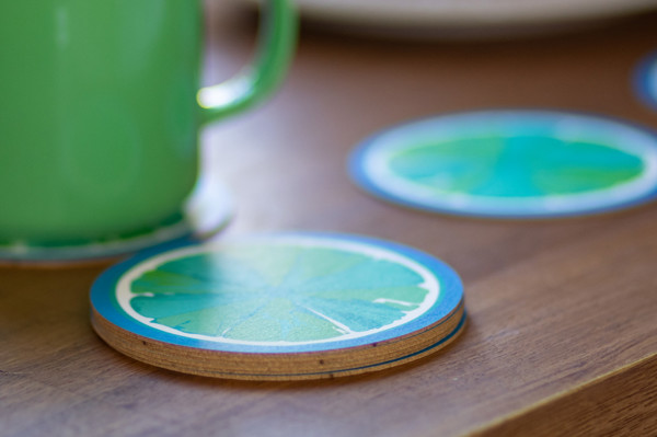 Paper Coaster CreaPint, Square - White