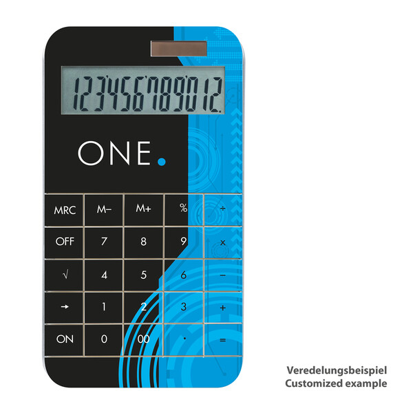 Calculatrice solaire SPECTACULATOR - blanc