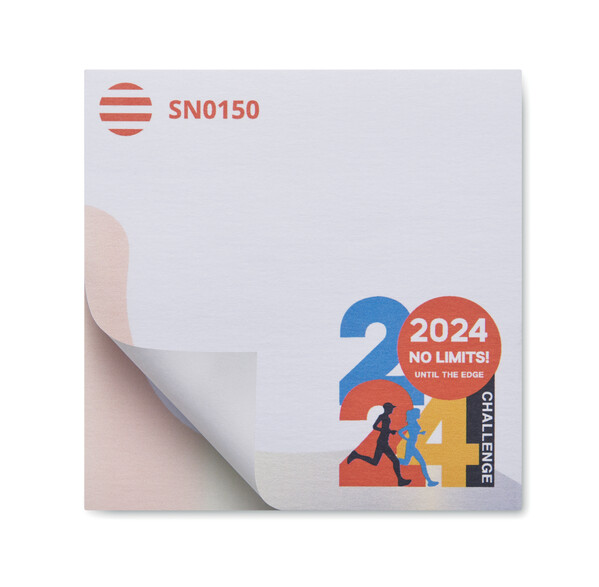 Square shape printed sticky notes (EU made) - 50 sheets