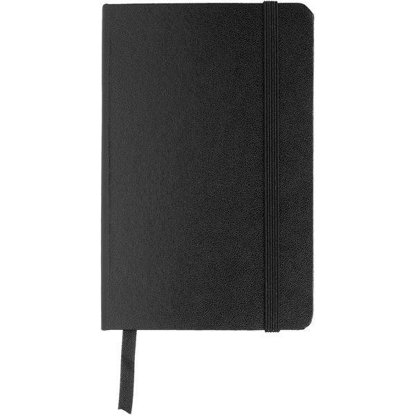 Bloco de notas A6 de bolso com capa dura "Classic" - Preto Liso