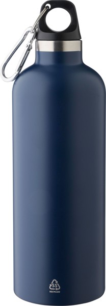 Gourde Lysandra | Inox recyclé | 500 ml | 12h froid, 8h chaud - bleu