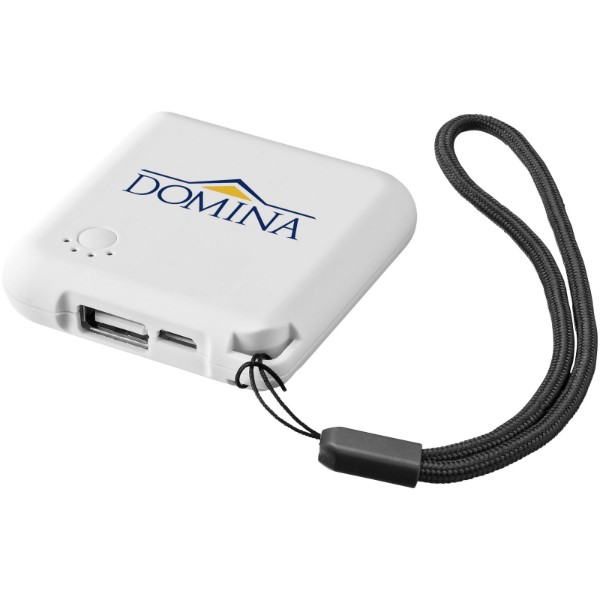 WS109 2000 mAh powerbank - White / 2000mAh