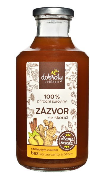 Nápojový koncentrát Zázvor so škoricou