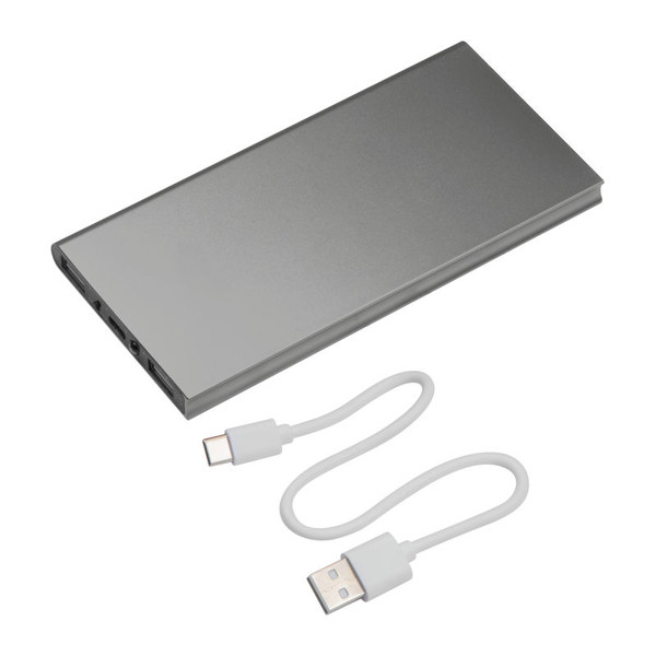 Powerbank 8,000 mAh Wolfsberg - Grey