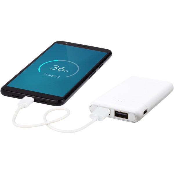 Odyssey 5000mAh high density power bank - White