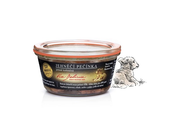Jahňacia pečeň jemne korenená 210g