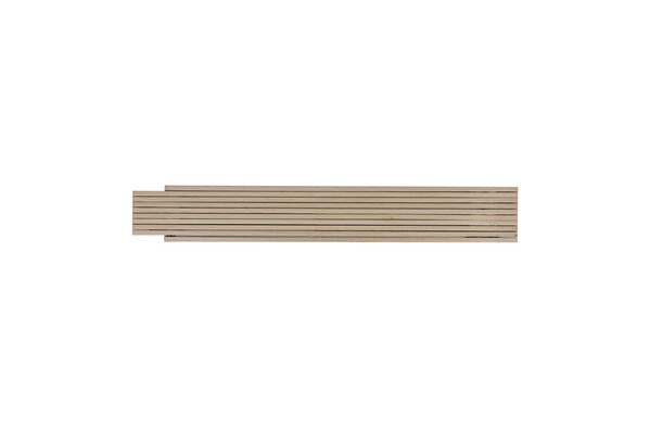Règle pliante en bois 2m premium, naturel