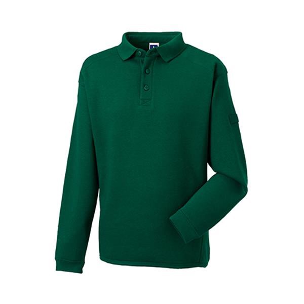 Sweatshirt Polo Resistente De Trabalho 300G - 80% Algodão/ 20% Poliéster - Verde Escuro / L