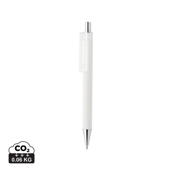 X8 ballpoint pen, 1200m Dokumental ink - White