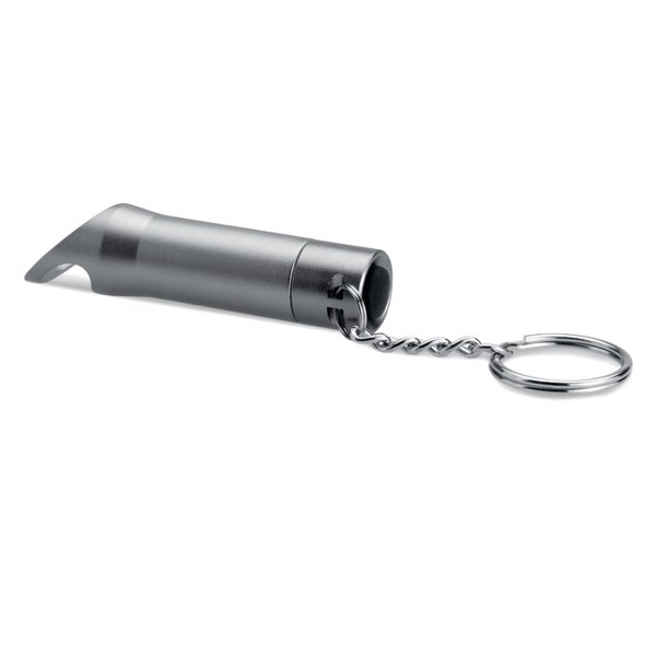 Litop key ring, LED torch, bottle opener
