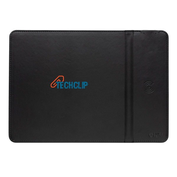 Swiss Peak mousepad, recycled PU, 10W wireless
