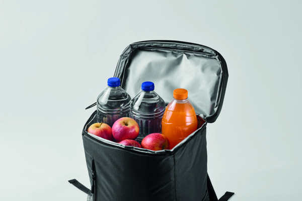 Cooler backpack in 600D RPET Mafrio - Black