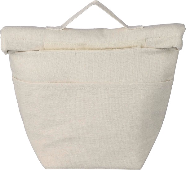 Saco isotérmico rolltop em algodão reciclado (220 g/m2) Faith