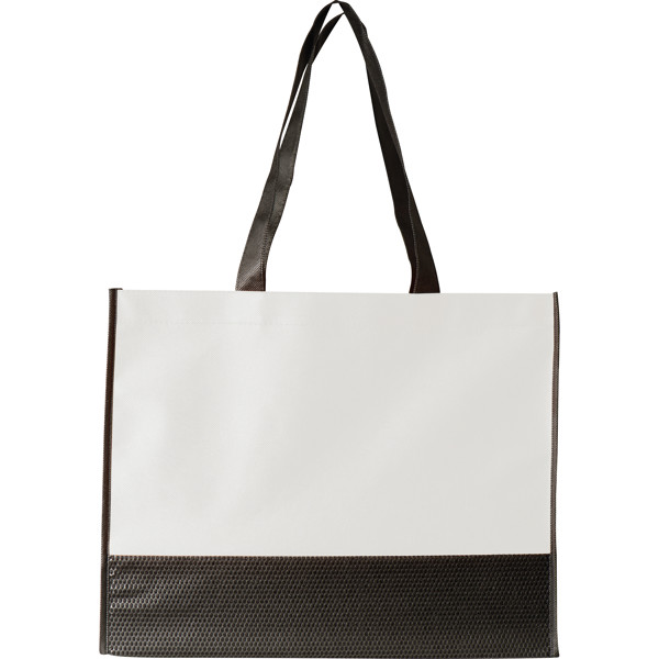 COURTNEY Sacoşă cumpărături non-woven - White