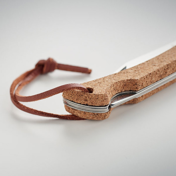 Couteau pliable manche liège Bladekork