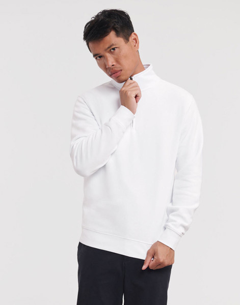 Authentic 1 / 4 Zip Sweat - White / M