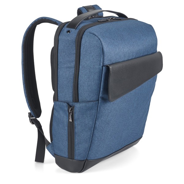 MOTION BACKPACK. Mochila em 600D e polipele - Azul