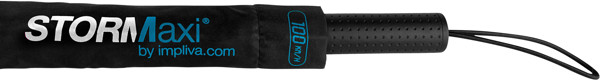 STORMaxi - Parapluie tempte arodynamique - Manuel - Impermable au vent -  92 cm - Noir / Bleu