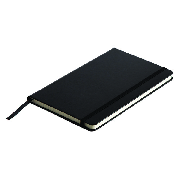 Asturias 130x210/80s squared notepad - Black