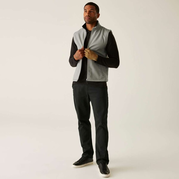 Ascender 2 Layer Softshell Bodywarmer - Navy / Classic Red / 3XL