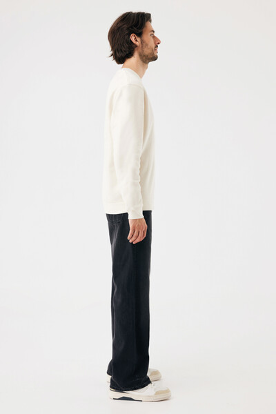 Mikina IQONIQ Torla z recyklované bavlny - Natural Raw / 4XL