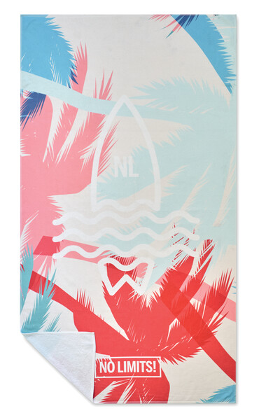 Full colour beach towel in 300/350gsm polycotton - 100x180 / Individual polybag / 350gsm