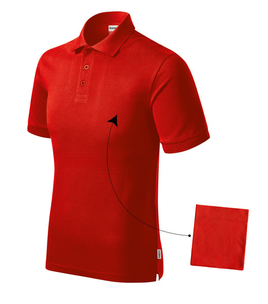 Polokošile Pánská Rimeck® Resist Heavy Polo - Červená / 2XL