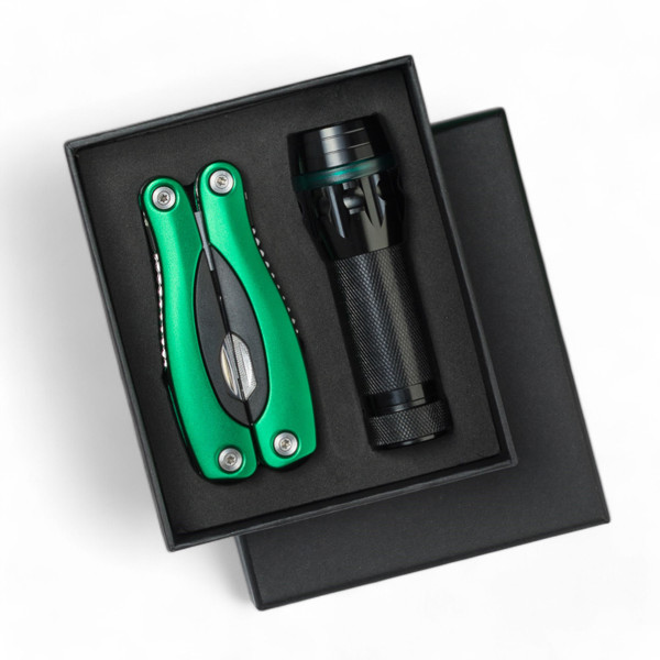 COFFRET COLORADO II, TORCHE ET MULTI-OUTIL - Vert