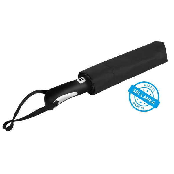 MINIMAX - Parapluie pliant - Ouverture et fermeture automatique - Impermable au vent -  100 cm - Noir